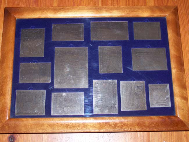 Complete Thirteen Colony Set of Colonial Currency in Sterling Silver issued for the Bicentennial by the Franklin Mint in 1976 in gem condition.